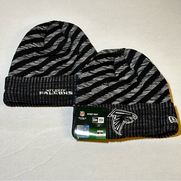 Atlanta Falcons New Era NFL Beanie On Field Knit Cap Unisex OSFA Dirty Birds - Picture 2 of 3